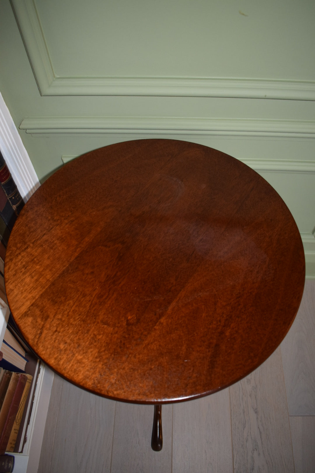 Antique Victorian Mahogany Tilt top tripod Wine table