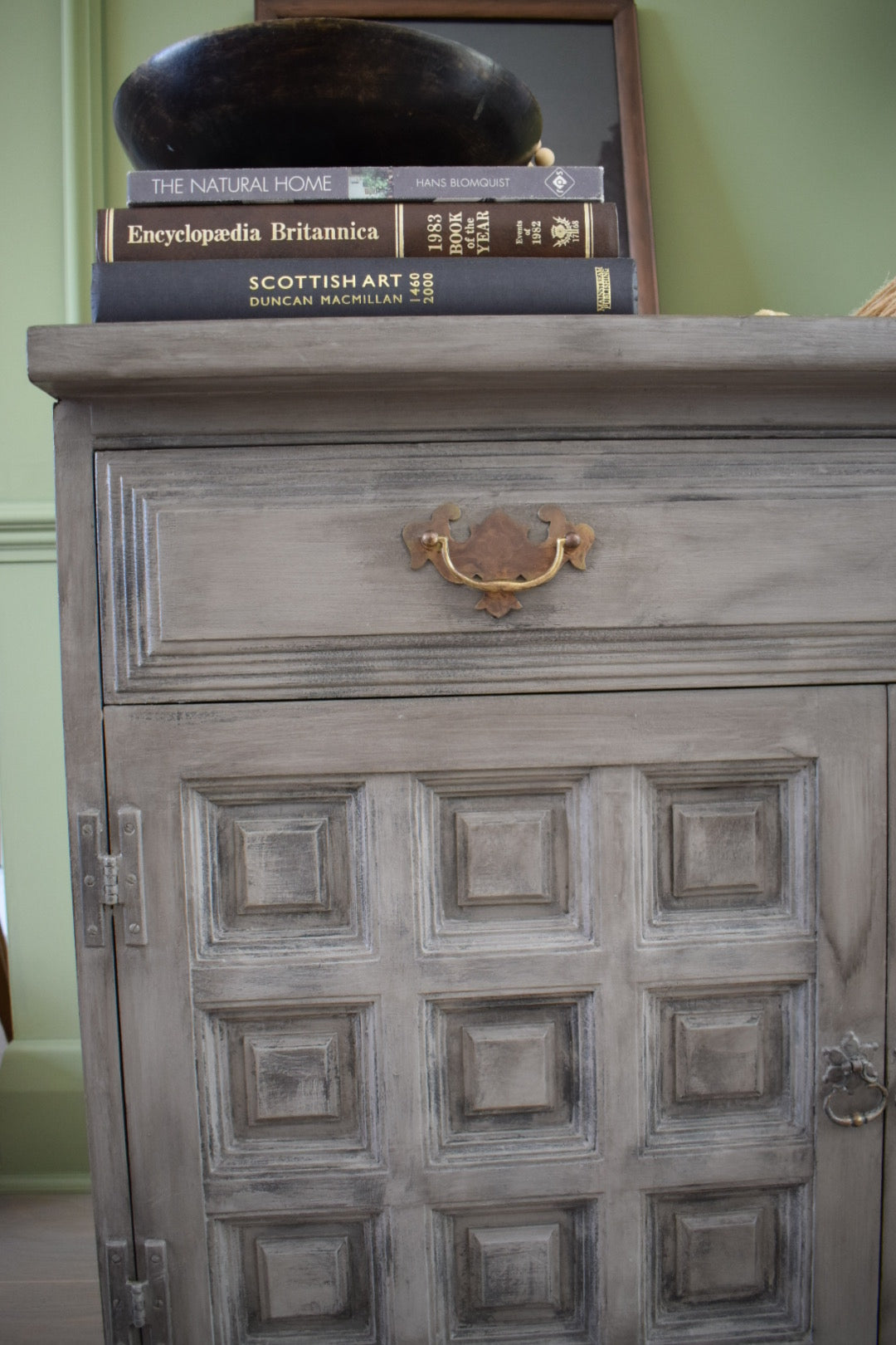 2 Door Neutral Taupe Younger Spanish Toledo sideboard