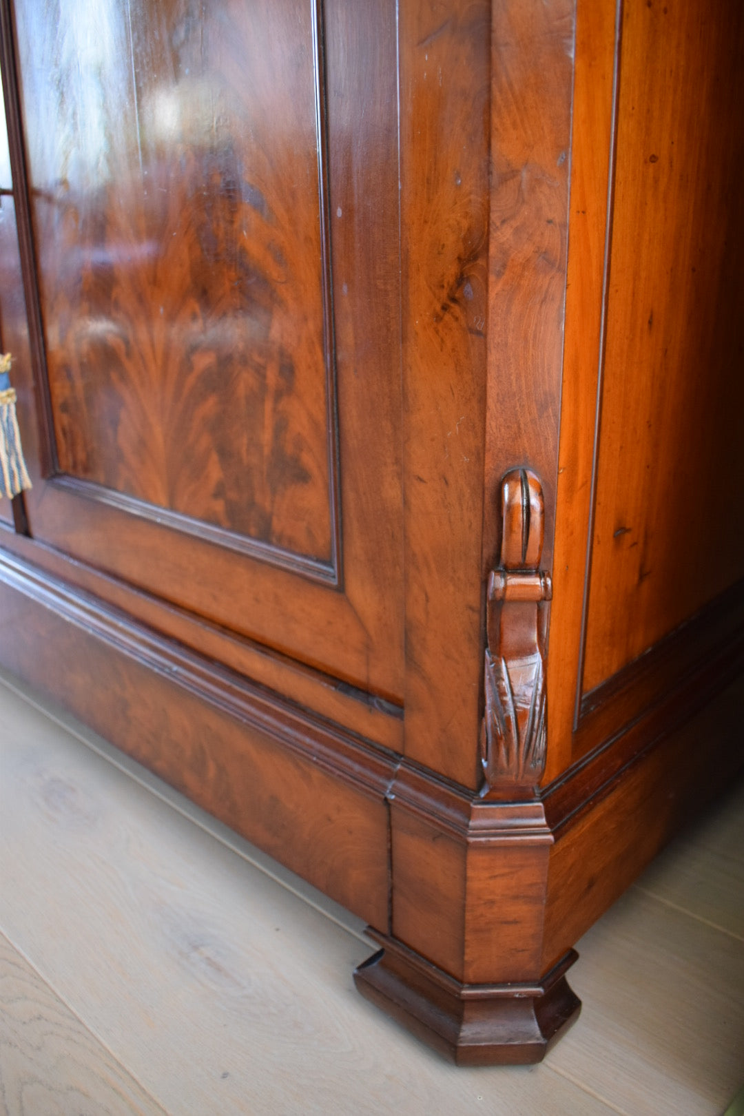 Unique 19th Century Louis Philippe French Antique Marble Top Buffer Dresser Sideboard