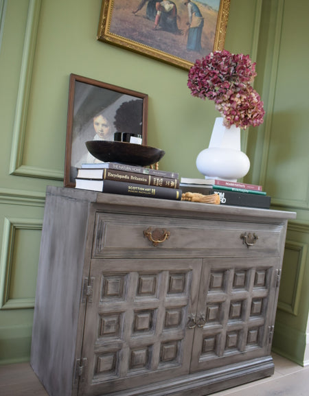 2 Door Neutral Taupe Younger Spanish Toledo sideboard