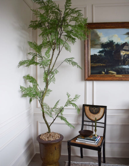 New Interior trend Faux Artificial Weeping Japanese Pagoda  tree H 220cm with pot and moss