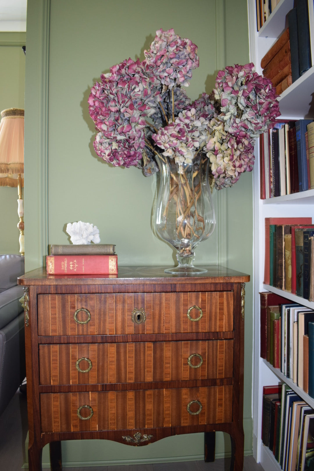 French Empire Louis XVI Rosewood Marquetry Chest Of Drawers Commode C1890