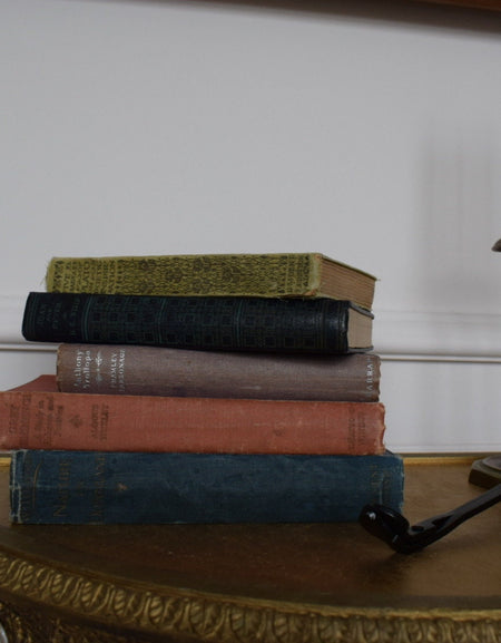 Set of 5 Antique Vintage Books Set C