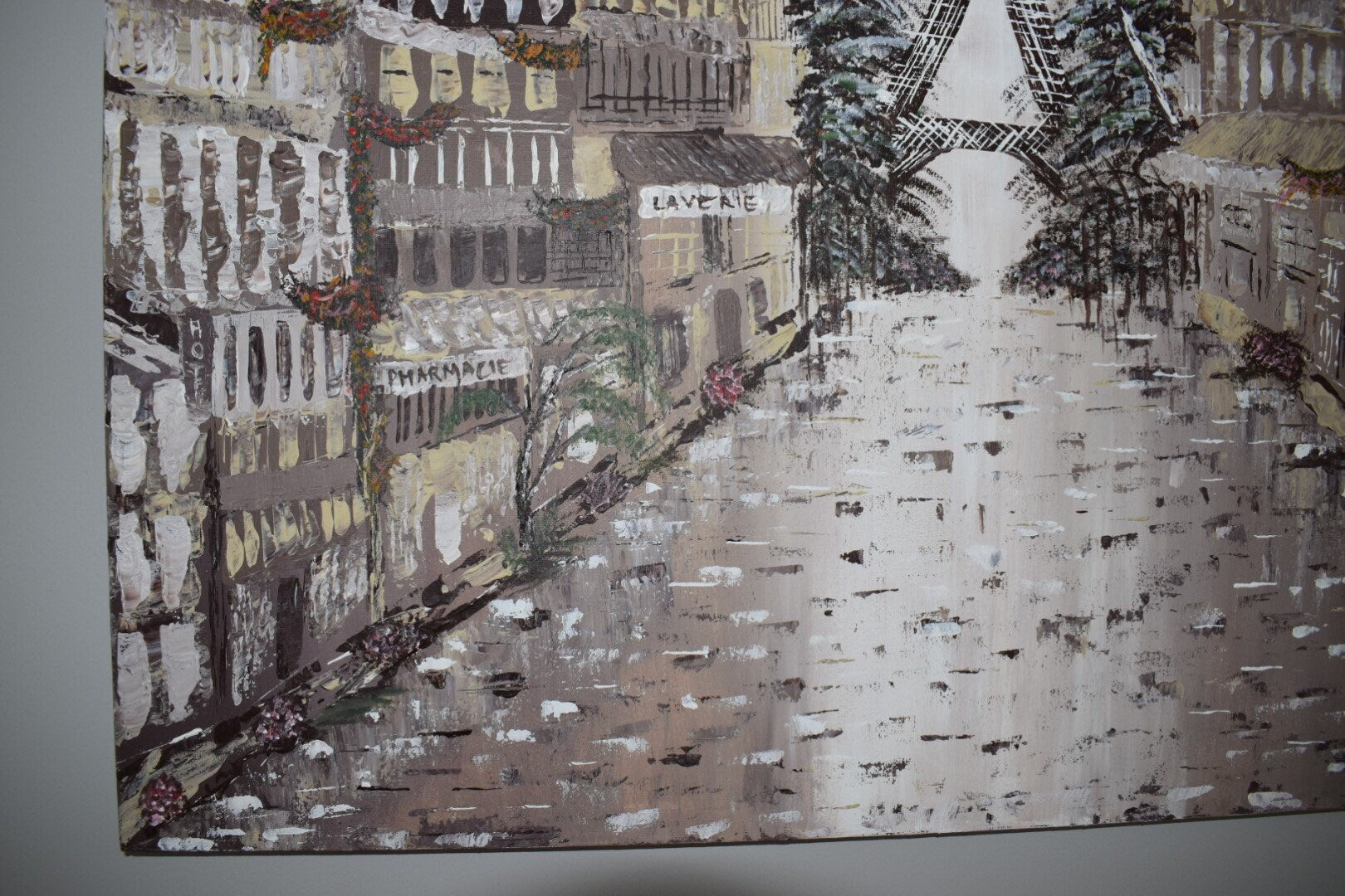 Paris Eiffel Tower Palette knife