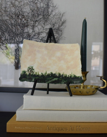 Mini painting | Abstract Landscape Painting | The Edge