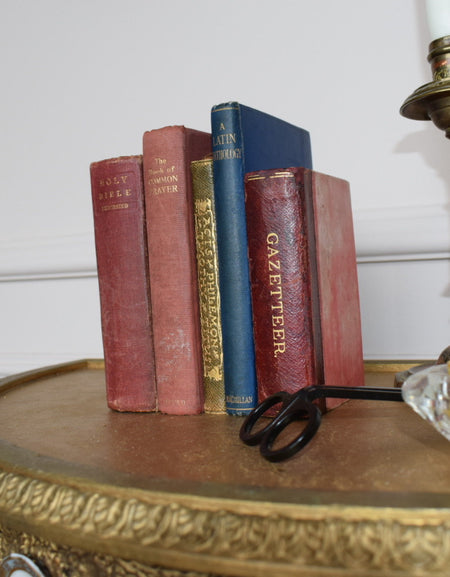 Set of 5 Antique Vintage Books Set A