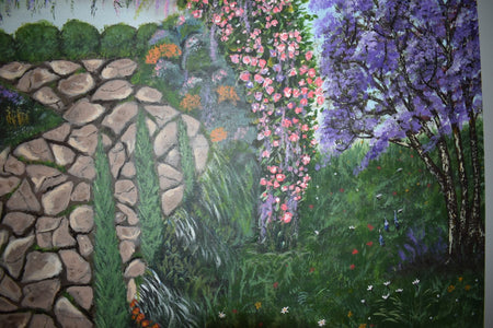 Quietude, Floral Gardens Painting