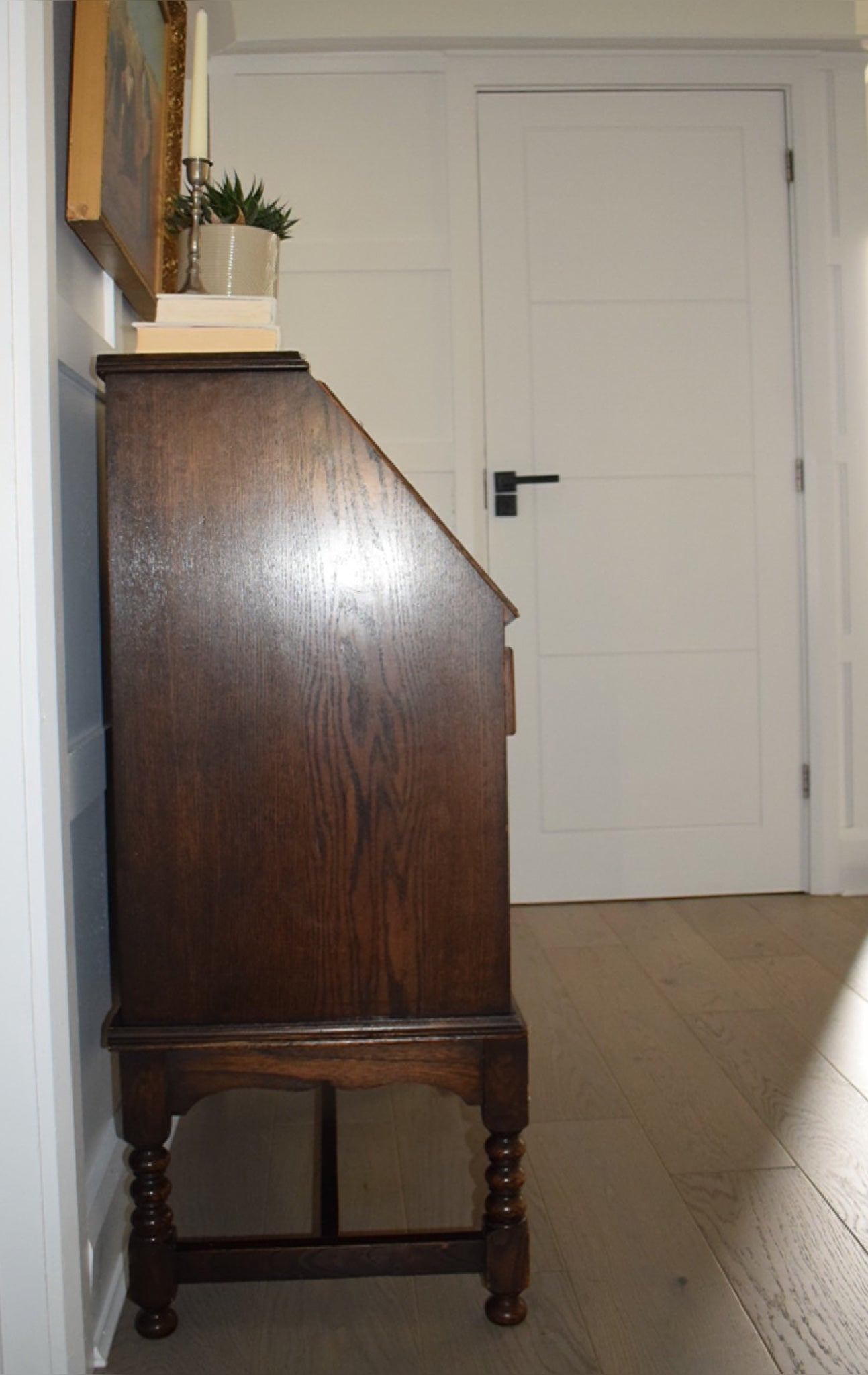 1930s Jacobean style bureau