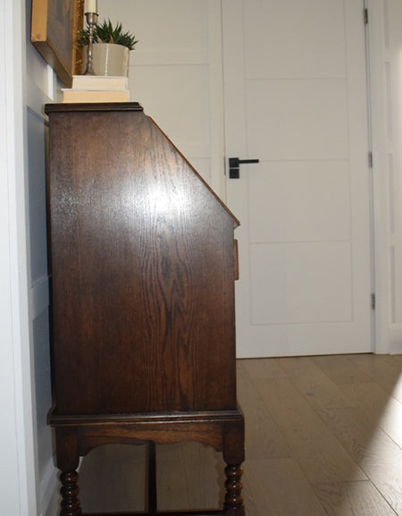 1930s Jacobean style bureau